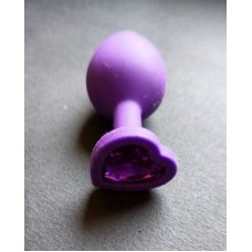 Анальная ювелирка silikon Violet Hart Medium Violet