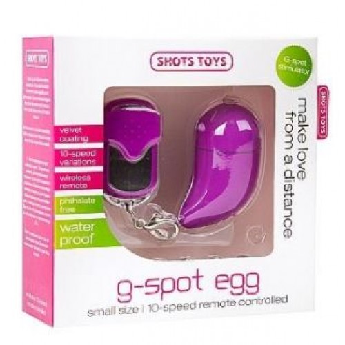Фиолетовое виброяйцо Small Wireless Vibrating G-Spot Egg