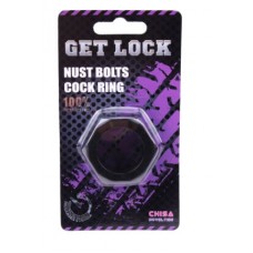 Эрекционное кольцо Nust Bolts Cock Ring-Black