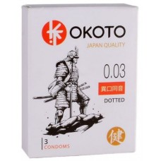 Презервативы Okoto с точками 